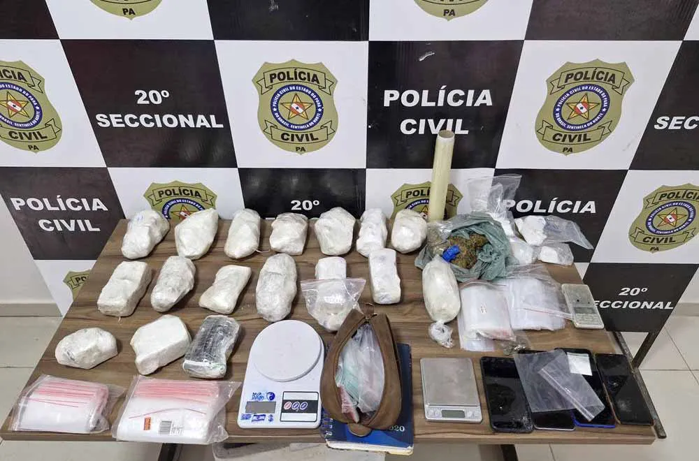 Polícia Civil apreende quase 10 quilos de drogas em Parauapebas