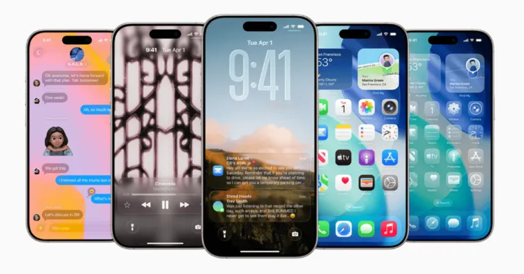 Apple lança iOS 26 com novo design e inteligência artificial